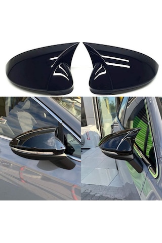 Bmw F30-f20 M3 2012-2018 F22 13-17 / F32 14-17 Yarasa Ayna Kapağı P.black Tırnaksız