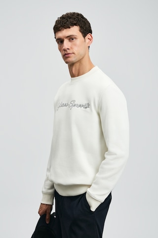 Lufian Loved Erkek Sweatshirt Kırık Beyaz Kırık Beyaz 112030170100510 Beyaz