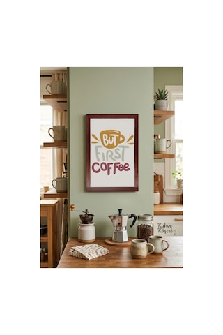 Modern Kahve Temalı Ahşap Mdf Tablo - 20x30 Cm Çerçeve Görünümlü Mutfak Duvar Dekorasyonu Modern Kahve Temalı Ahşap Mdf Tablo - 20x30 Cm Çerçeve Görünümlü Mutfak Duvar Dekorasyonu