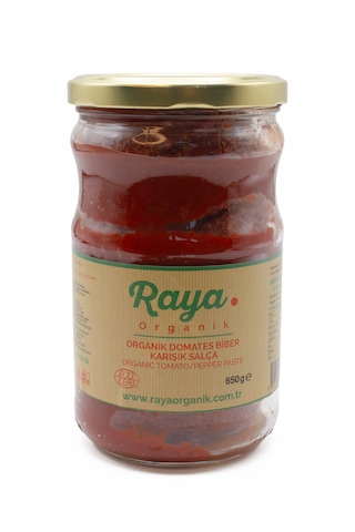 Organik Domates Biber Karışık Salça - 650g