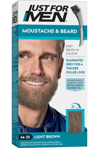 Just For Men Sakal Ve Bıyık Boyası Açık Kahverengi M - 25 Açık Kahverengi