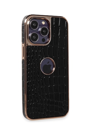 Newface - 771 - Apple Uyumlu iPhone 13 Pro Max Kılıf Snake Kapak - Glblseme - - Siyah