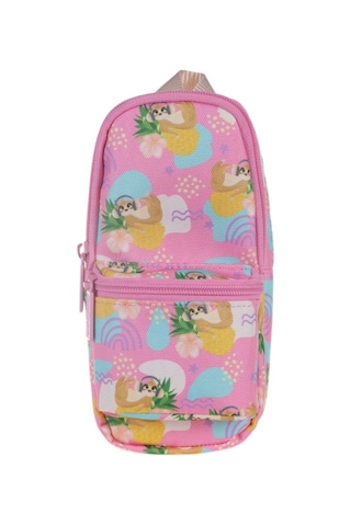 Kaukko Nature Junior Bag Tembel Maymun Kalem Çantası - Kız Çocuk