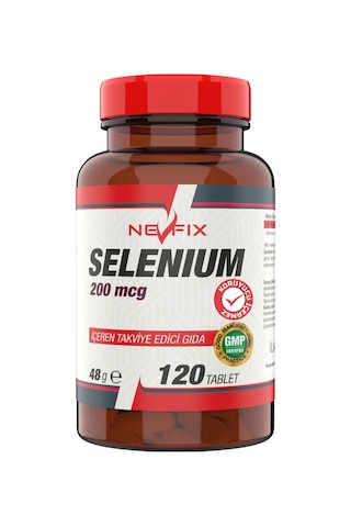 Nevfix Selenium 200 Mcg 120 Tablet Selenyum Haziran