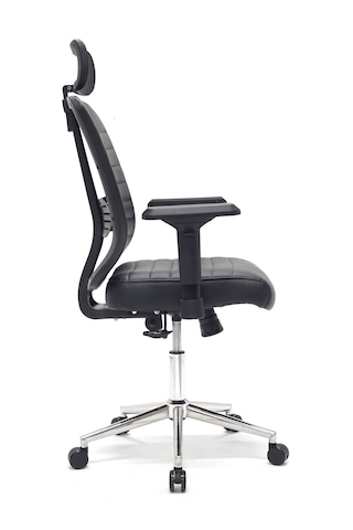 Zeon Büro Ofis Sistemleri // Comfort Elite Black Yönetici Koltuğu Ofis Çalışma Koltuğu Siyah