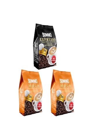 Summo 1 Adet Espresso ve 2 Adet Moca 108’li Avantaj Paketi (36X3)