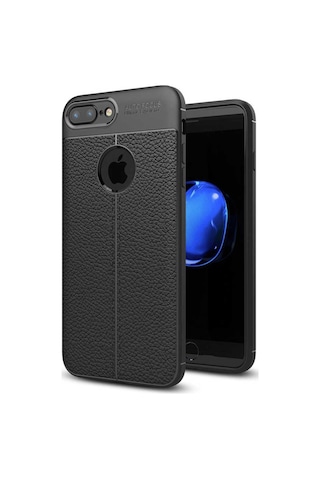 Apple Uyumlu iPhone 8 Plus Kilif Deri Tarzi Niss Silikon Case 389467192