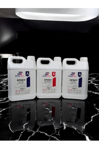 Woodpox 15 KG Ahşap Şeffaf Epoksi Rçine Yüksek döküm 3 CM