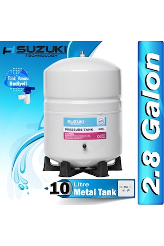 Su Arıtma Deposu,su Arıtma Tankı 2.8 Galon 10 Litre Metal Tank