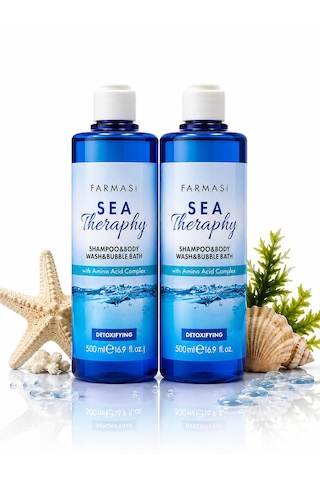 Farmasi Sea Therapy Şampuan ve Duş Jeli 2 x 500 ML
