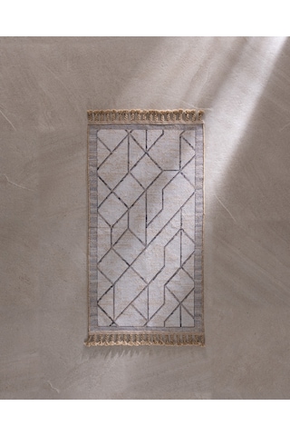 Madame Coco Urbain Halı - Beyaz - 80x150 Cm 8684427334843 Çok Renkli