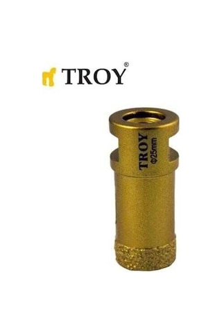Troy 27450-25 Avuç Taşlamalar İçin Seramik Kuru Elmas Delici, 25mm