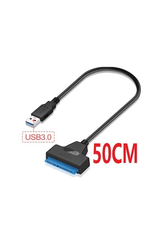 Usb 3.0 2.5 Inç Sata 4706P Ssd Hdd Hard Disk Kutu Kablosu 50Cm
