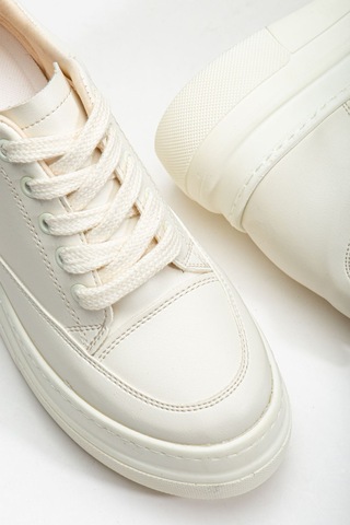 Nesvina Kadın Gizli Topuk Bej Sneaker Bej