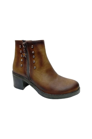 Erbay 610 Nubuk Trend Fashion Kadın Bot Vizon