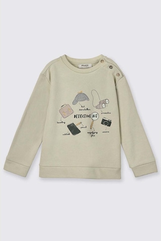 Panço Baskılı Yeşil Erkek Çocuk Sweatshirt 2521bb08001 Yeşil