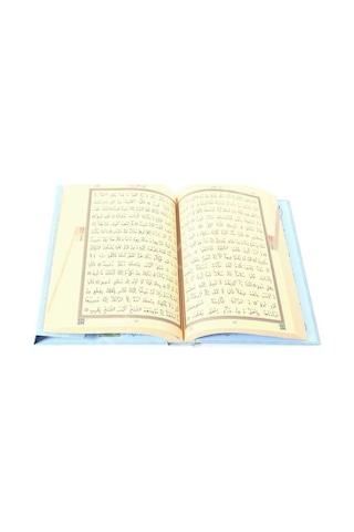 Hayrat Cami Boy Kur'An-I Kerim 2 Renkli Mavi Mühürlü