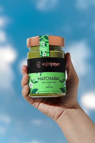 Matchabal Ham Çiçek Balı + Matcha 420g