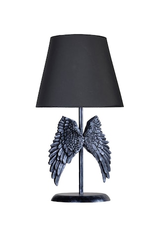 Qdec Modern Dizayn Melek Abajur Gümüş-Gri