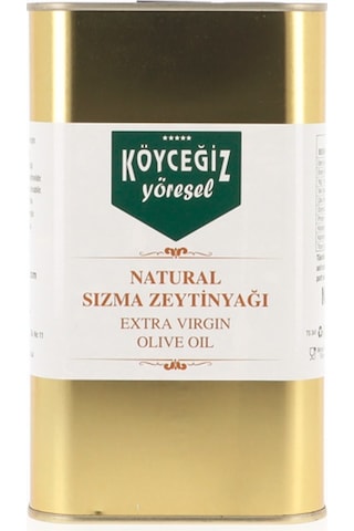 Köyceğiz Yöresel Naturel Sızma Zeytinyağı Teneke 3 L