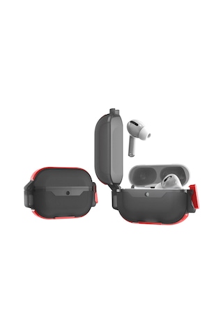 Apple Uyumlu AirPods Zore Airbag 34 Darbelere Karşı Dayanıklı Kılıf-siyah Siyah