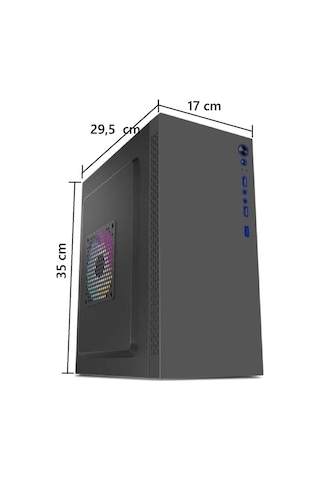 Aztech Aztb02600 Tıtan 600w Siyah Usb 2.0 Micro Atx Kasa