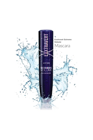 Exxtravert Extreme Suya Dayanıklı Volume Maskara Blackest Black