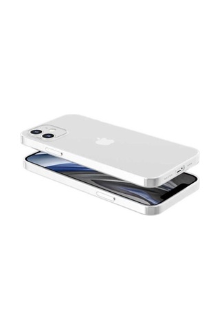 Apple Uyumlu iPhone 12 Kılıf Zore Blok Kapak Renksiz