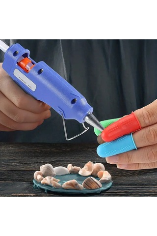 3 Parça Set Isıya Dayanıklı Silikon Parmak Koruyucuları - Yeşil