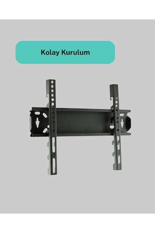 Ayarlanabilir 32-42 İnç Led Tv Duvar Askı Braketi 40 Kg Taşıma