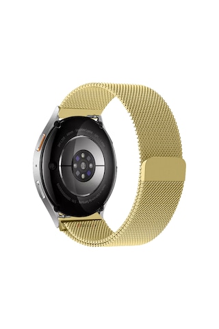 Samsung Galaxy Watch 4 5 6 7 Seri 40 42 43 44 46 47mm Uyumlu Manyetik Milanese Loop Metal Kordon