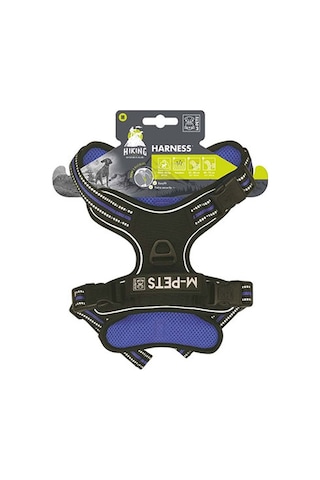 M-pets Hiking Reflektörlü Köpek Göğüs Tasması Mavi Medium 40-75 Cm 244-58020.02 Renkli