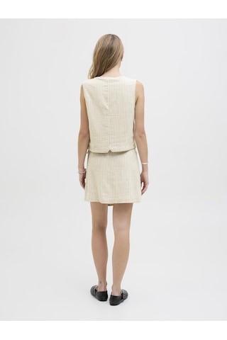 Jack & Jones Kadın Keten Karışımlı Etek - Siri - 12273061 Feather Gray Gri