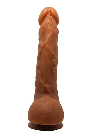 Morgece 25,2 Cm Realistik Vantuzlu Melez Dildo