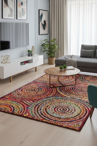 Crop Circle Makinede Yıkanabilir Kaymaz Taban Leke Tutmaz Dijital Salon Halısı Mutfak Halısı Ve Yolluk Renkli