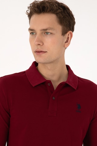 U.S. Polo Assn. Erkek Bordo Basic Sweatshirt 50307687-VR014