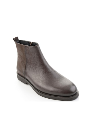 Bambi Kahve Floter Hakiki Deri Erkek Bot & Bootie E02648564940 Kahverengi