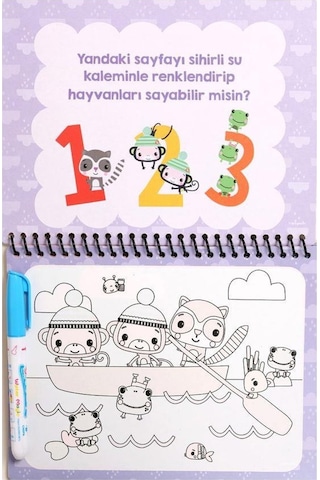 Fisher Price Sihirli Su Kalemli Boyama Kitabı / Sayılar