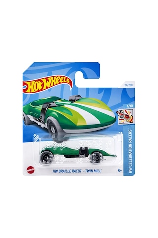 Hot Wheels Tekli Arabalar Hw Braille Racer-twin Mill 2024 Htc99 Yeşil