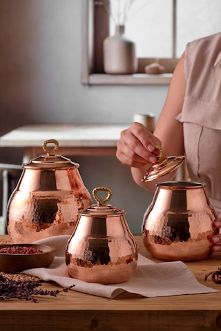 Emsan Göbeklitepe Bakır Baharatlık 20 Cm Bakır