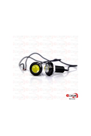 Kartal Göz Led Ayna Altı Led Lamba 2Adet Ortam Aydınlatma Beyaz 22Mm