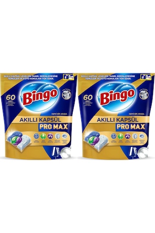 Bingo Akıllı Kapsül Pro Max Bulaşık Makinesi Deterjanı 120 Adet