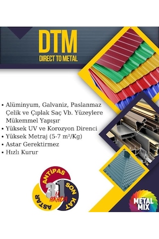 Pamukkale Akrilik Dtm Üçü Bir Arada Son Kat Boya 22.5 Kg Ral 5017 Mavi
