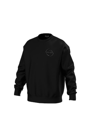 Mizuno Athletic Crew Neck Erkek Sweatshirt Siyah Çok Renkli