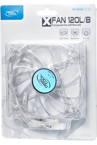 Deep Cool Xfan 120L/B Mavı Ledlı Kasa Fanı 120Mm