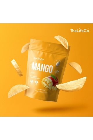 Thelifeco Freeze Dried - Dondurularak Kurutulmuş Mango 3'lü Paket 45 G