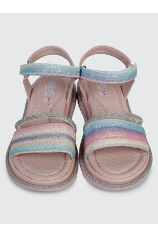 Civil Girls Kız Çocuk Sandalet 31-35 Numara Gökkuşağı Gökkuşağı