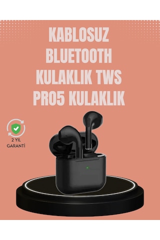 Tws Pro 5 Kulaklık - Uzun Süreli Kullanım İçin Yüksek Batarya Performansı