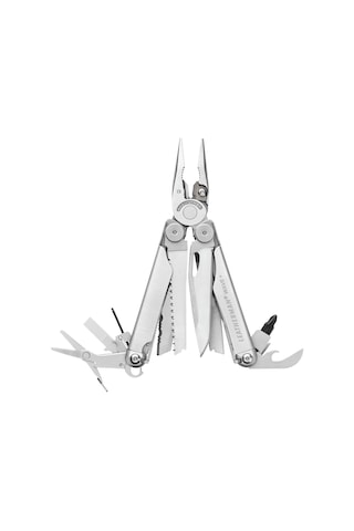 Leatherman Wave Plus Stainless Fonksiyonel Kamp Çakı Gri