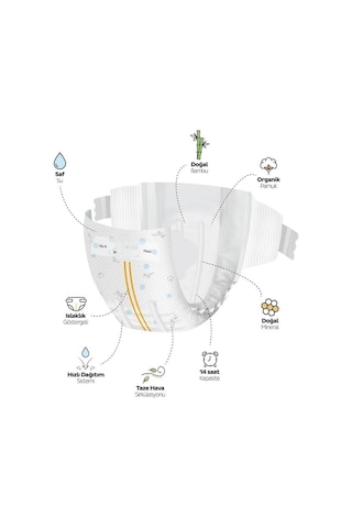 Bio Natural Premium Plus Airbag Comfort Bebek Bezi 5 Beden 40 Adet 3 - 5 Yaş